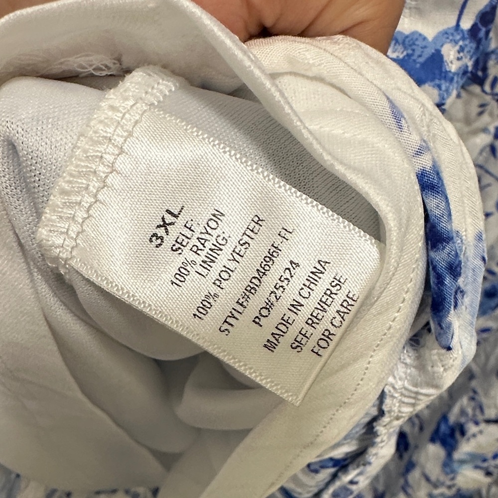 Baltic Born White and Blue Floral Dress - Picture 12 of 12
